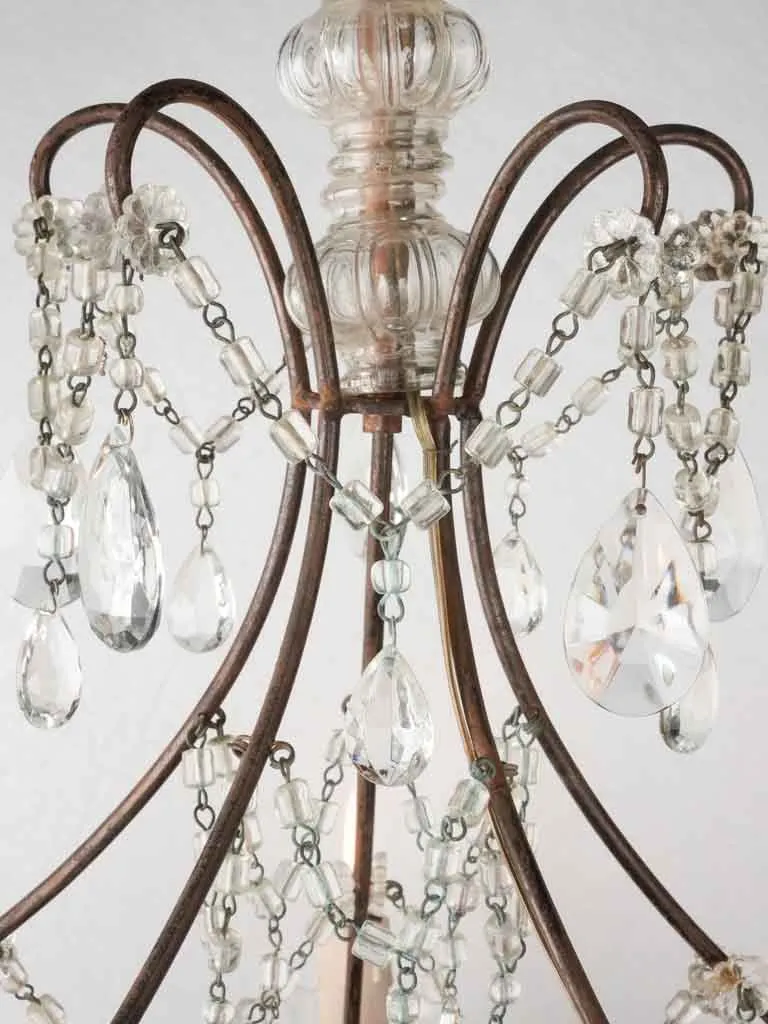 Pair of Late 19th century Italian Murano chandeliers 26" x 23¼"