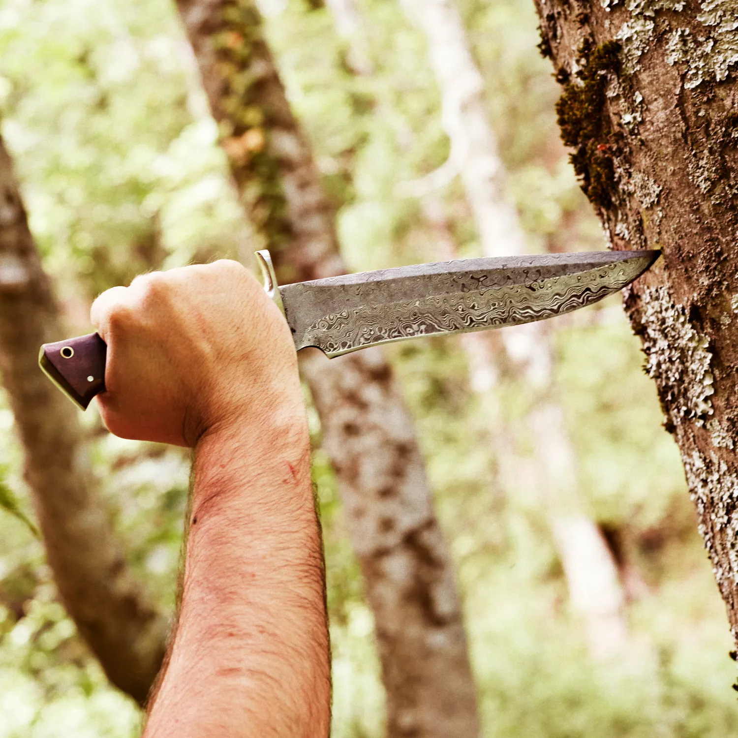 Patriot Damascus Hunting Knife