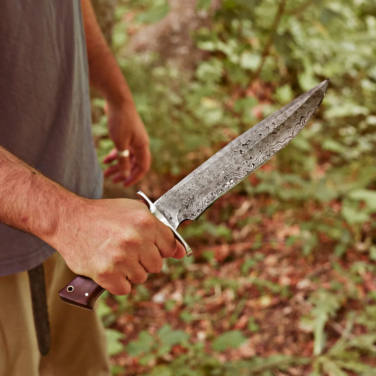 Patriot Damascus Hunting Knife