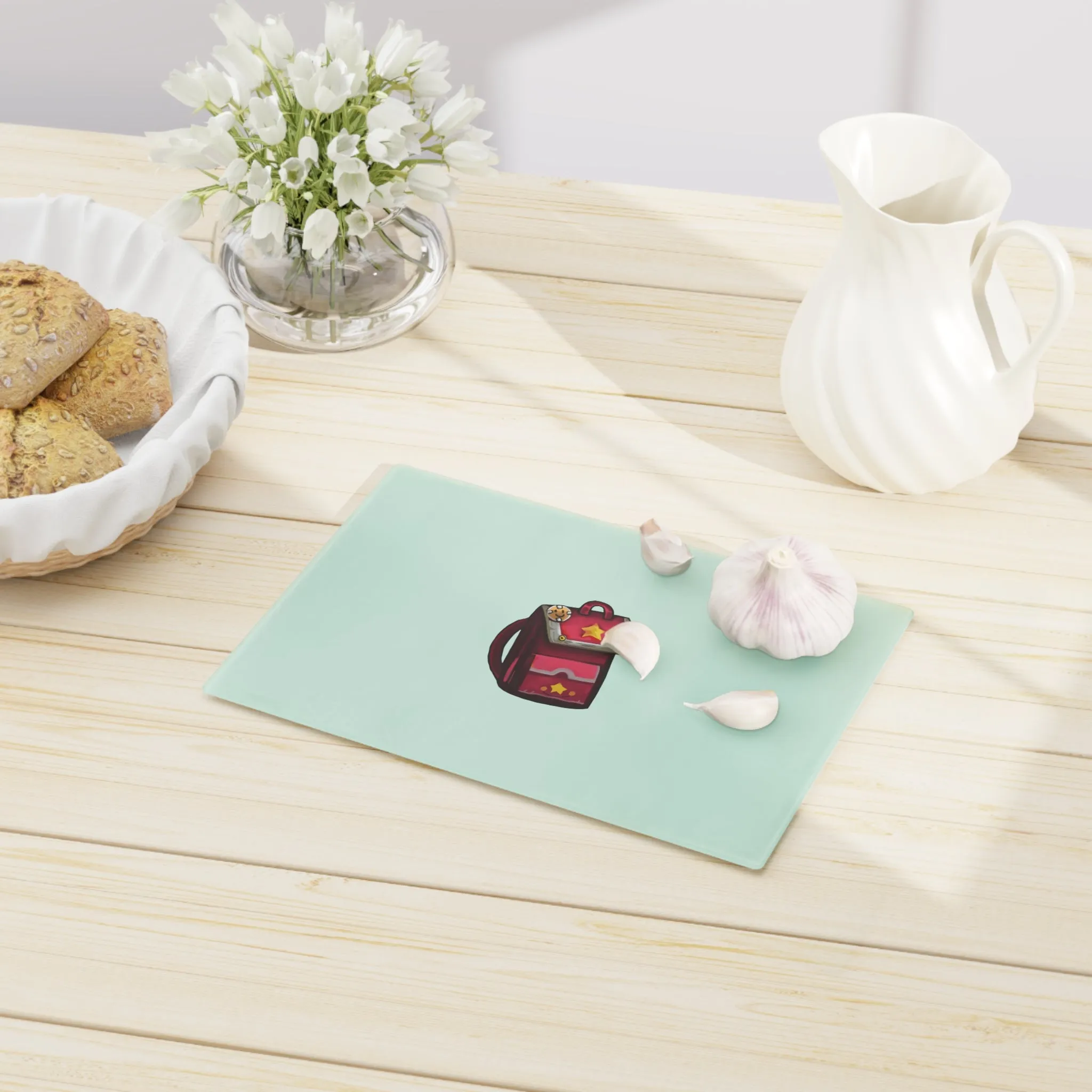 Pink Bag Cutting Board