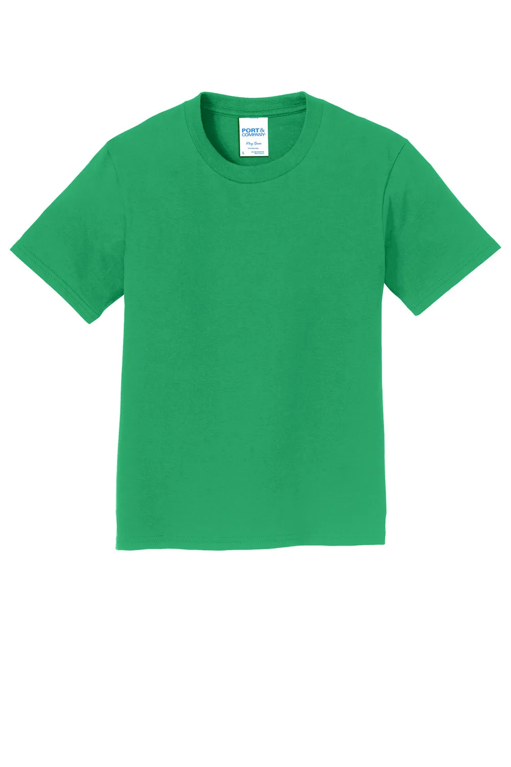 Port & Company Youth Fan Favorite Short Sleeve Crewneck T-Shirt - Athletic Kelly Green