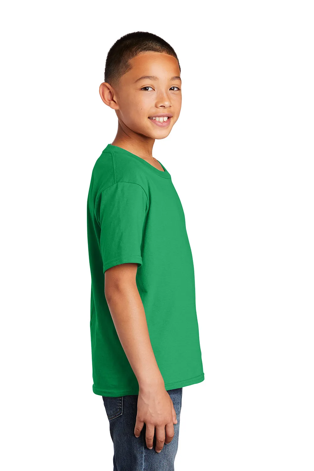 Port & Company Youth Fan Favorite Short Sleeve Crewneck T-Shirt - Athletic Kelly Green