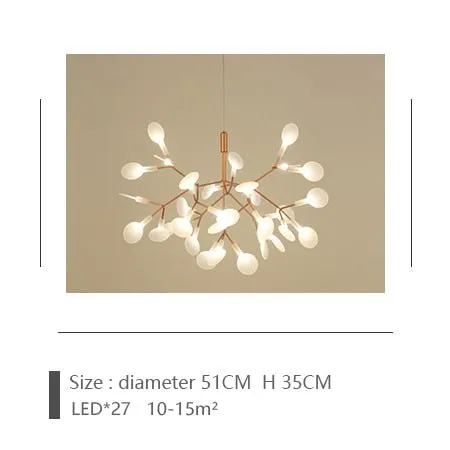 Post-modern Nordic Ring Chandelier for Living Room