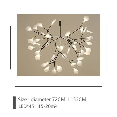 Post-modern Nordic Ring Chandelier for Living Room