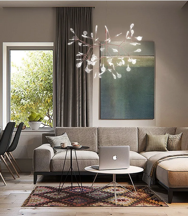 Post-modern Nordic Ring Chandelier for Living Room