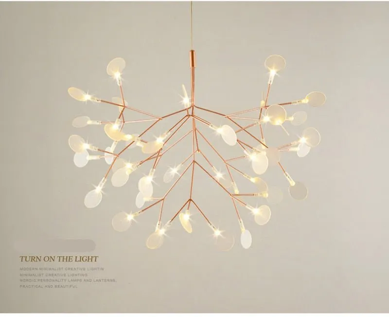 Post-modern Nordic Ring Chandelier for Living Room