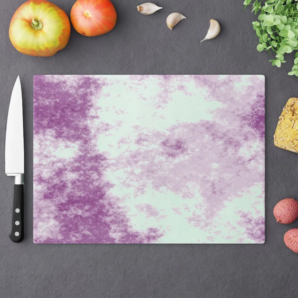 Purple Clouds Cutting Board