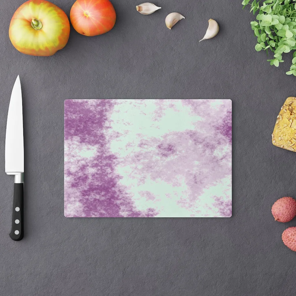 Purple Clouds Cutting Board