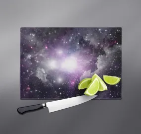 Purple Nebula Galaxy Cutting Boards