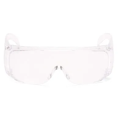 Pyramex Solo Clear Lens Visitors Safety Glasses (12/box)