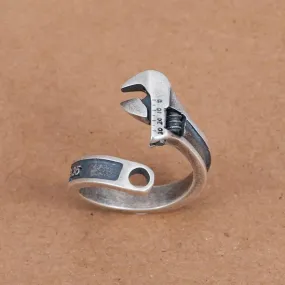 Retro Adjustable Wrench Ring