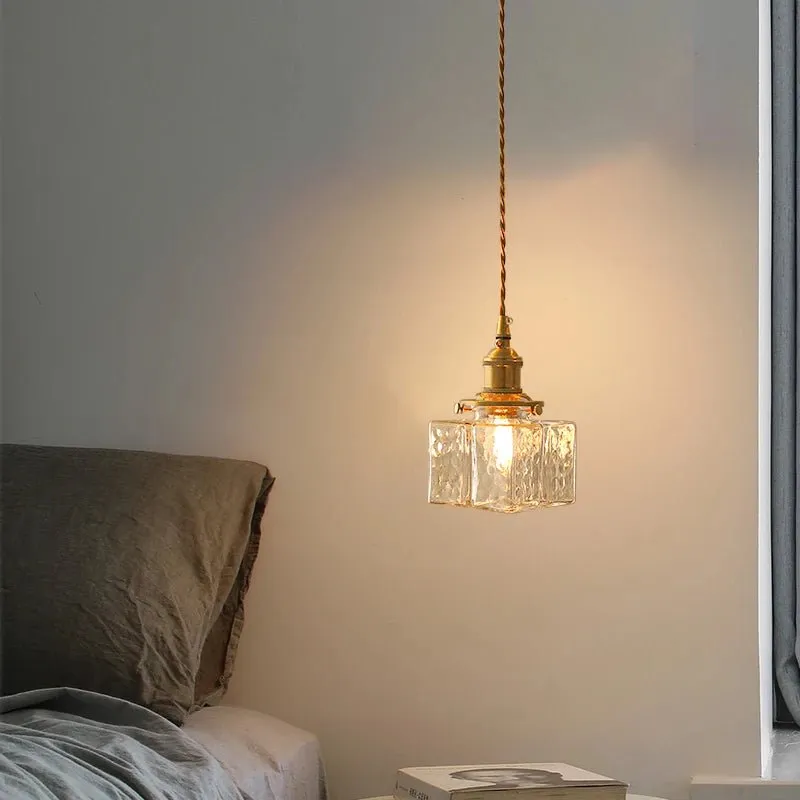 Retro Pendant Lights Glass Lamp Shades for Ceiling