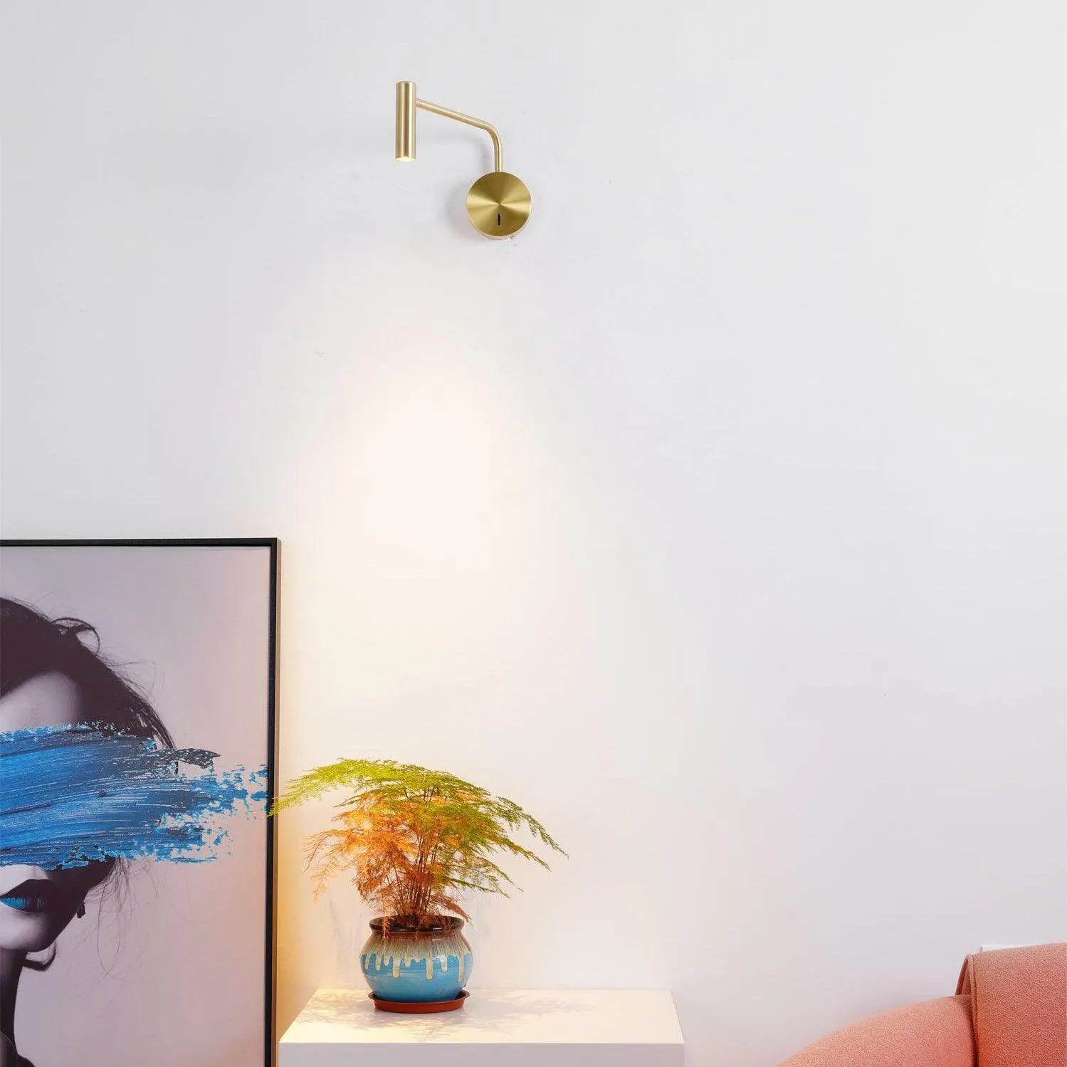 Rizo Reading Plug In Wall Lamp