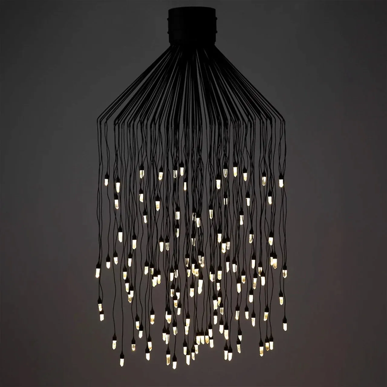 Rock Crystal Raindrop Chandelier for Living Room/Dining Room/Staircase/Foyer