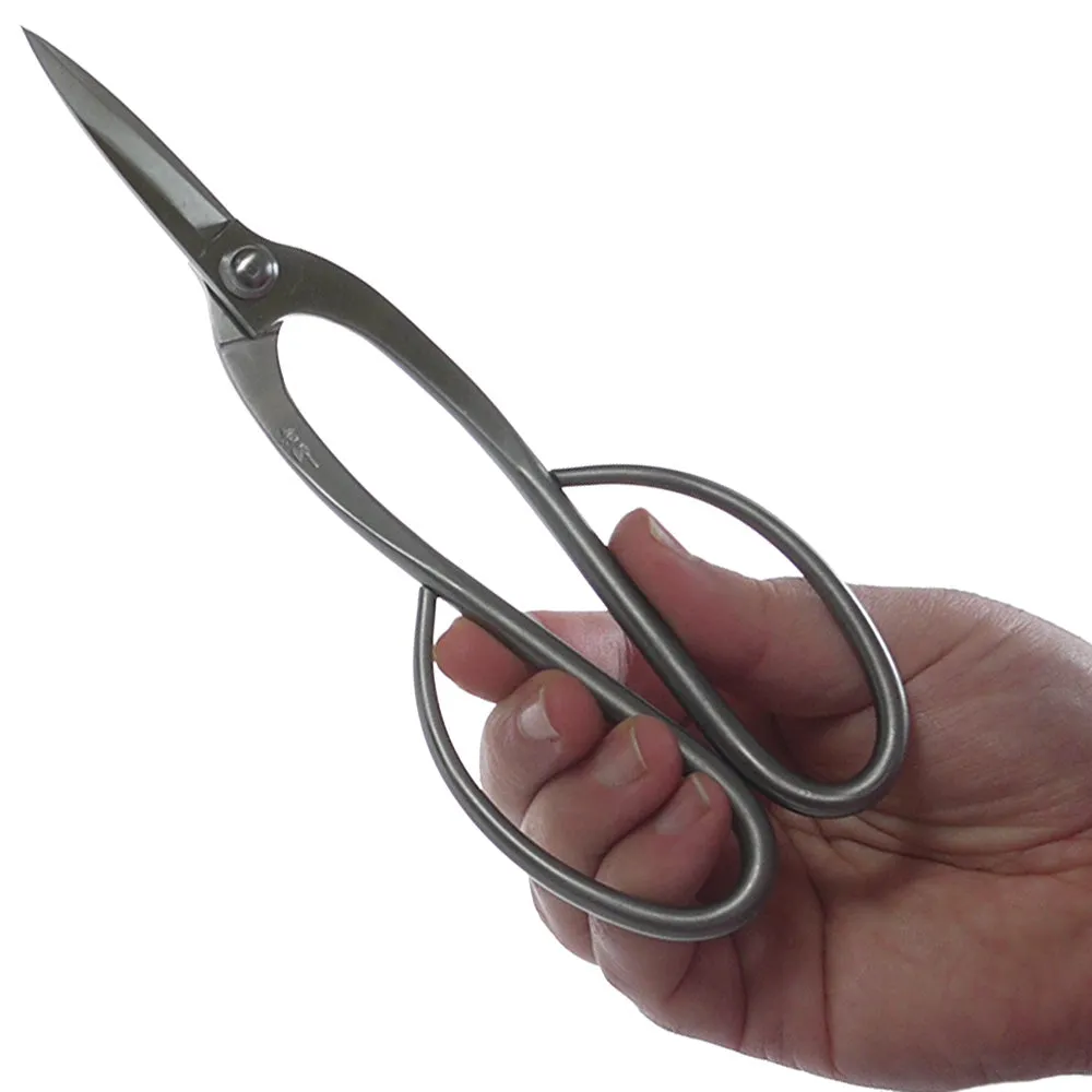 Roshi Ergonomic Curved Stainless Bonsai Shears