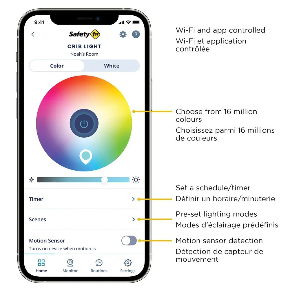 Safety 1st Connected Home Under Crib Smart Light