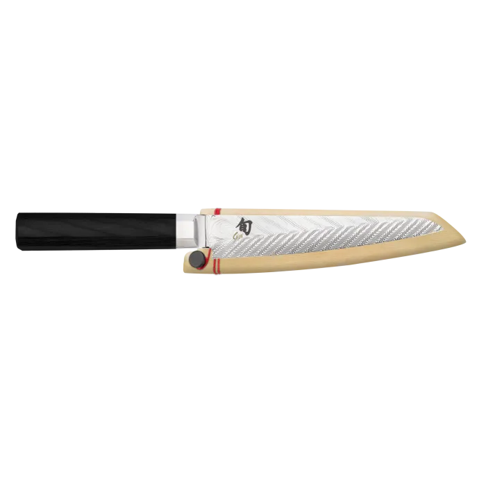 Shun: Dual Core Utility/Butchery Knife- 6" with Saya