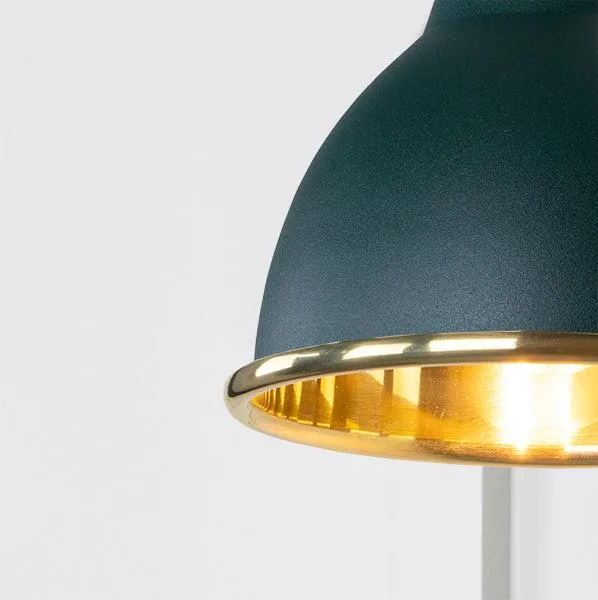 Smooth Brass Brindley Wall Light in Dingle | From The Anvil