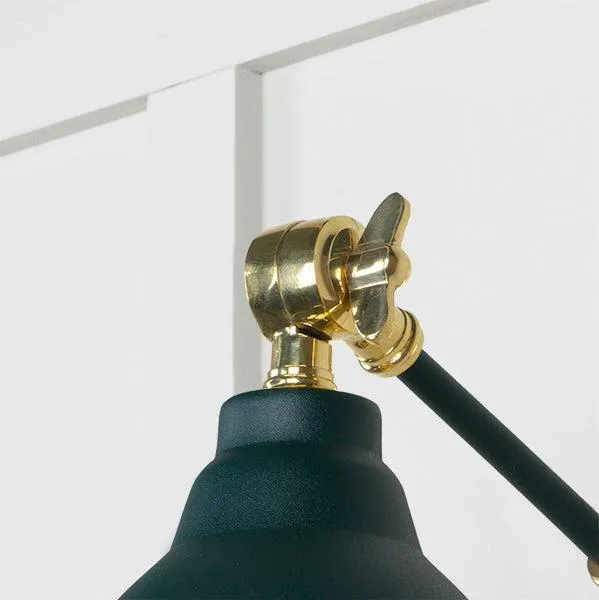 Smooth Brass Brindley Wall Light in Dingle | From The Anvil