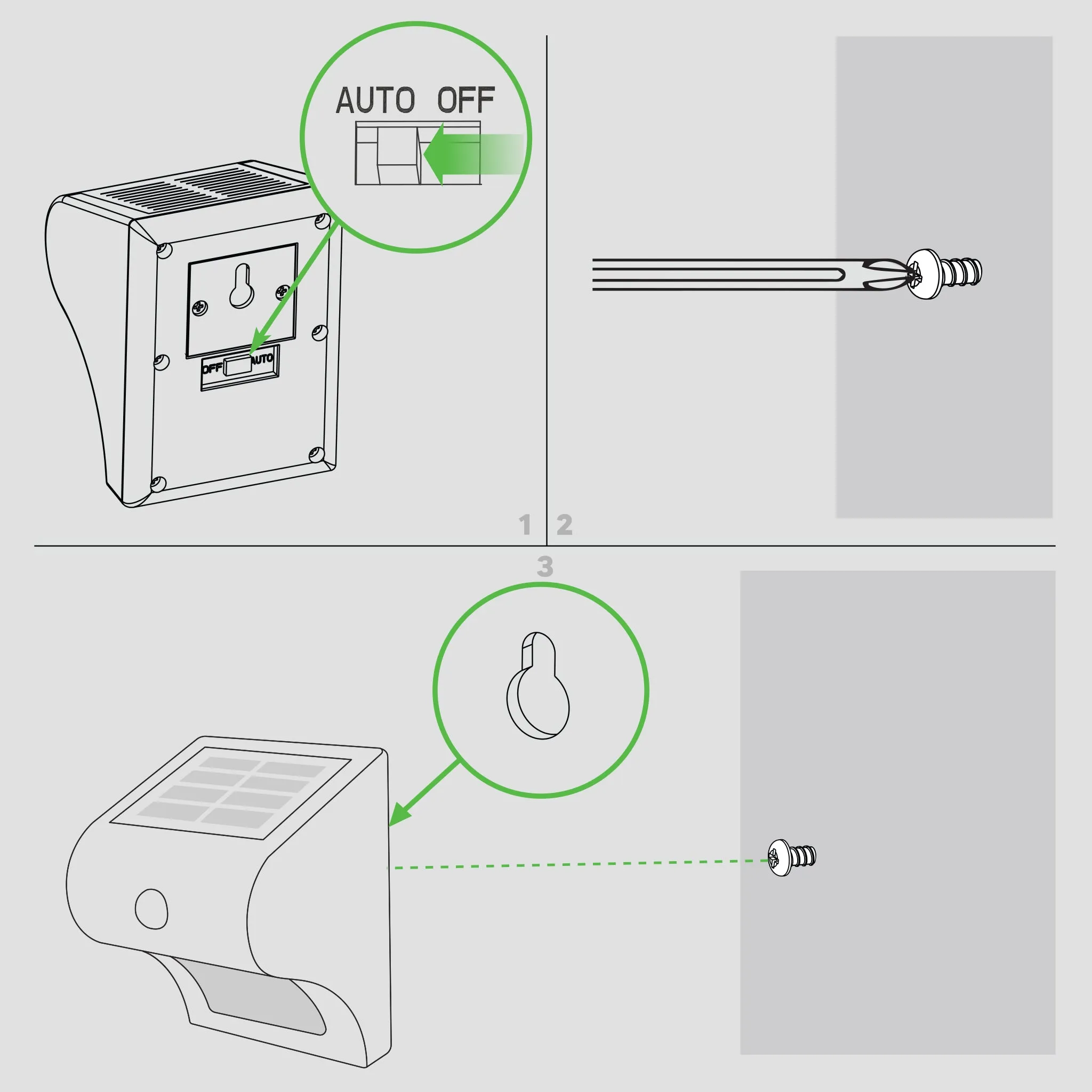 Solar Motion Sensor Deck & Wall Light