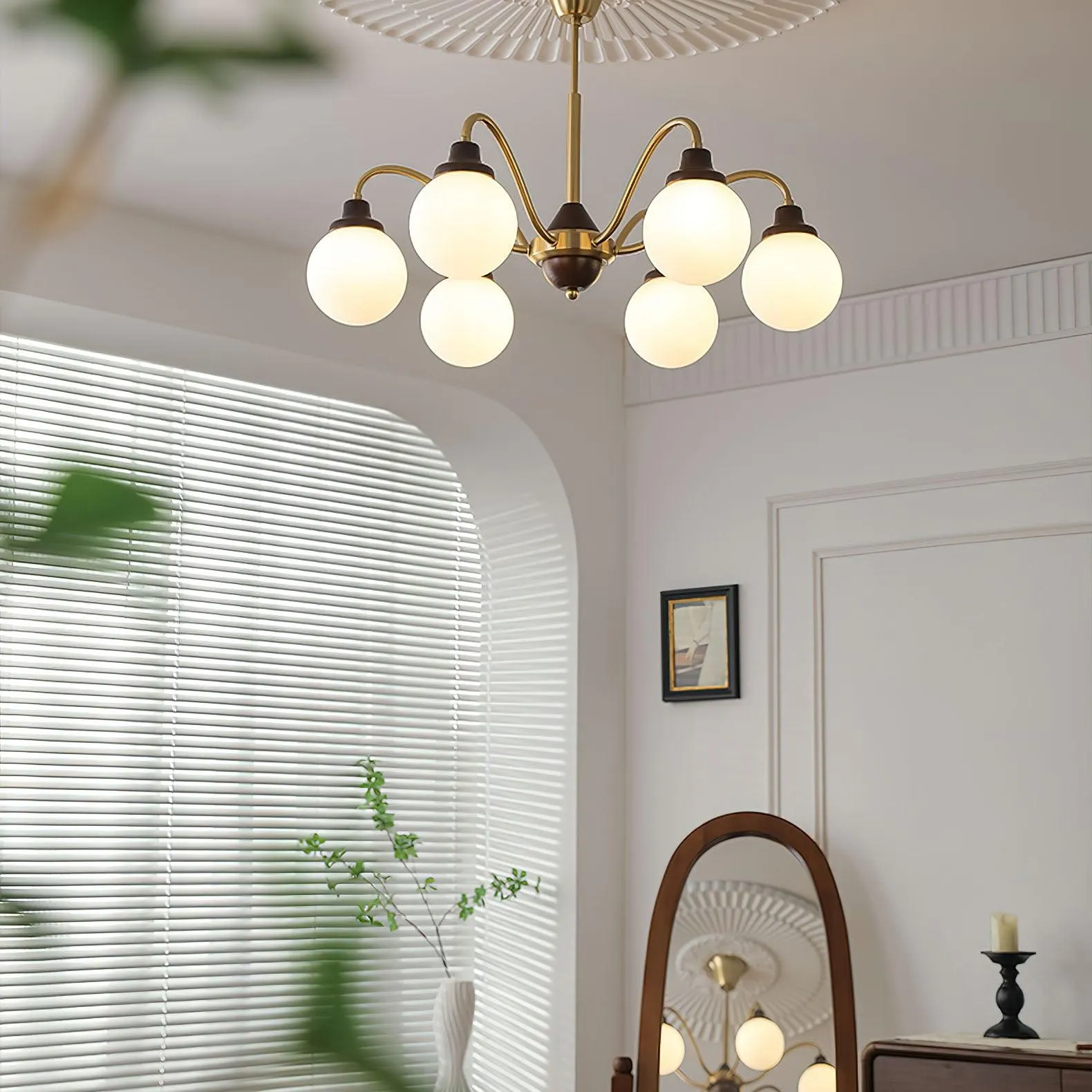 Solid Wood Magic Bean Chandelier