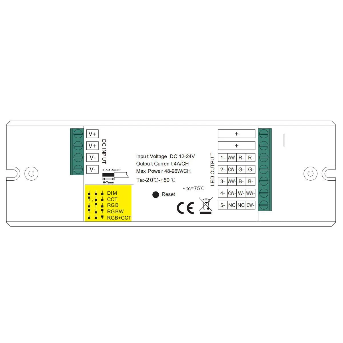 Spektrum  5-Channel Smart Receiver, 4A, 12-24V DC