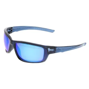 SR338B MCR Safety Swagger SR3 Series Safety Glasses, Blue Diamond Mirror Lens