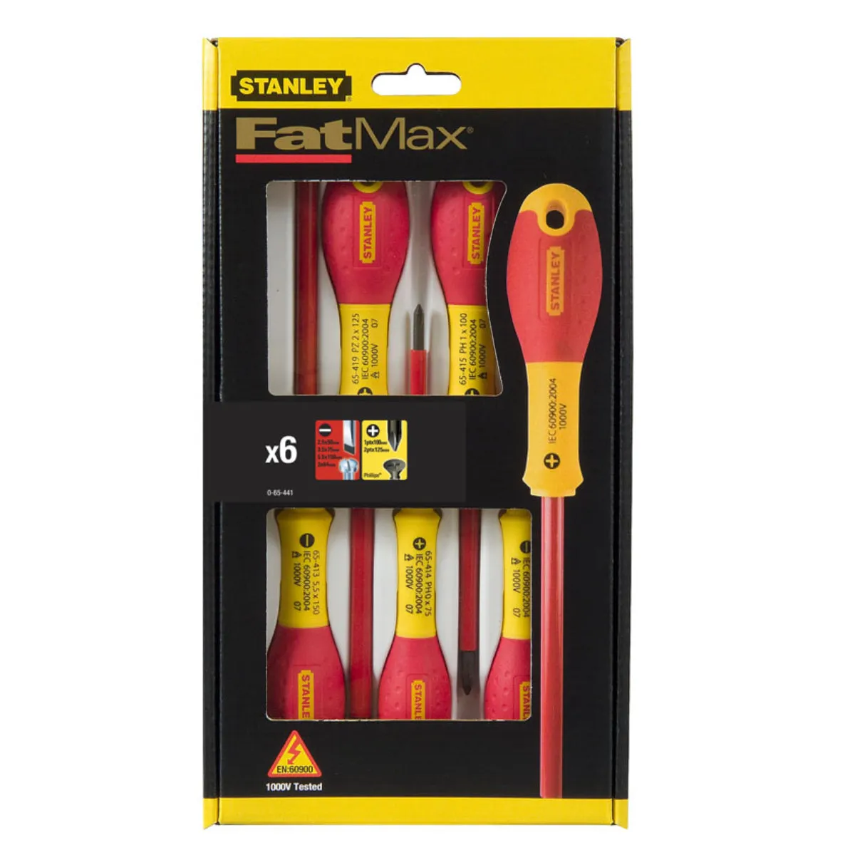 Stanley | Screwdriver Set Fatmax VDE 1000V 6Pc