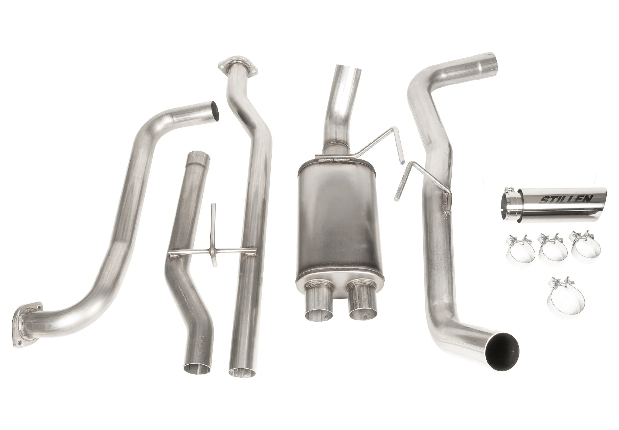 STILLEN 2022-2024 Nissan Frontier / Cat-Back Exhaust Polished Stainless Steel Tip #509460