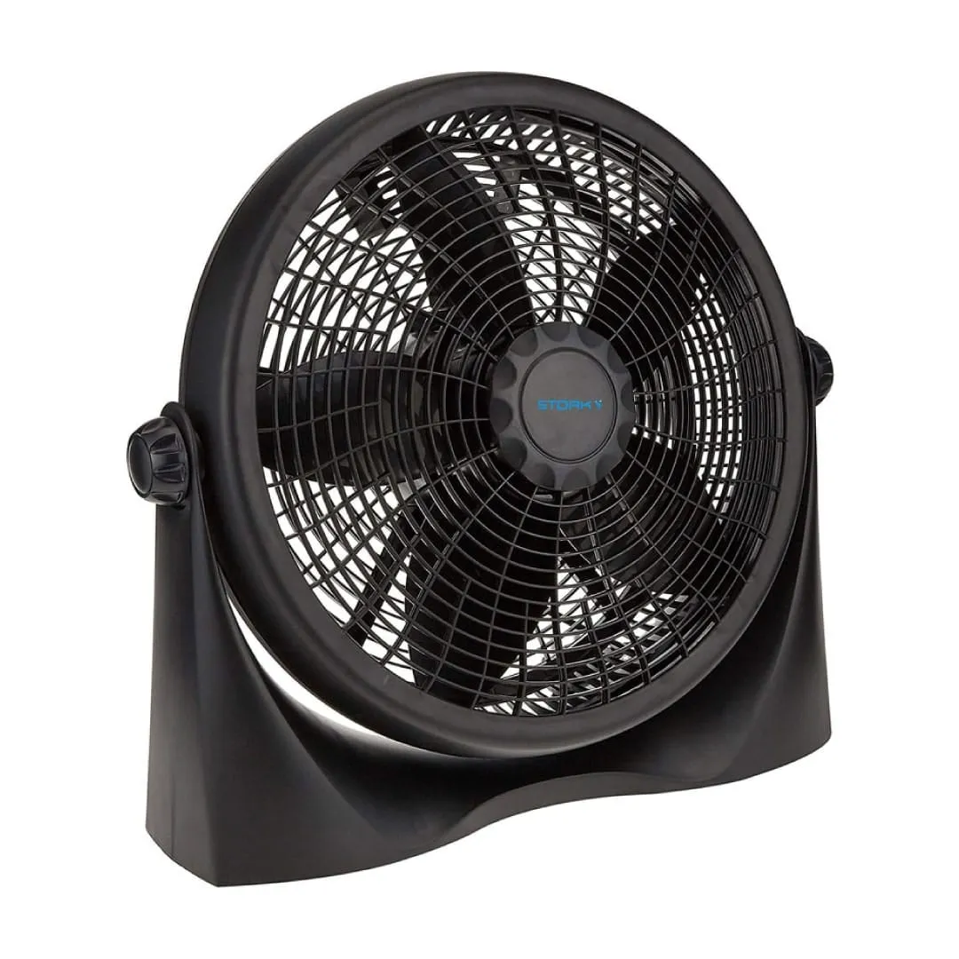 Stork Box Fan20 Inch 3 Speeds 70 W 5 Blades Black 