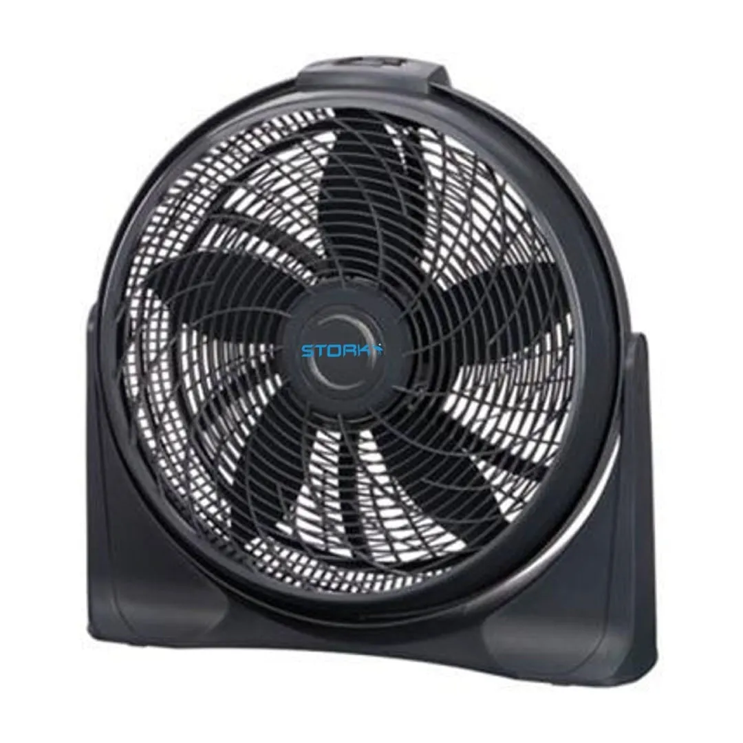 Stork Box Fan20 Inch 3 Speeds 70 W 5 Blades Black 