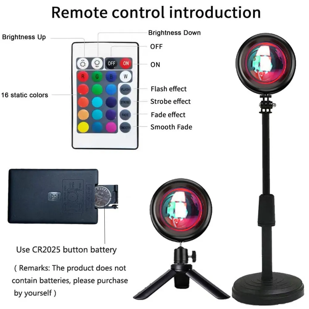 Sunset Projector Lamp Rainbow Atmosphere Projector