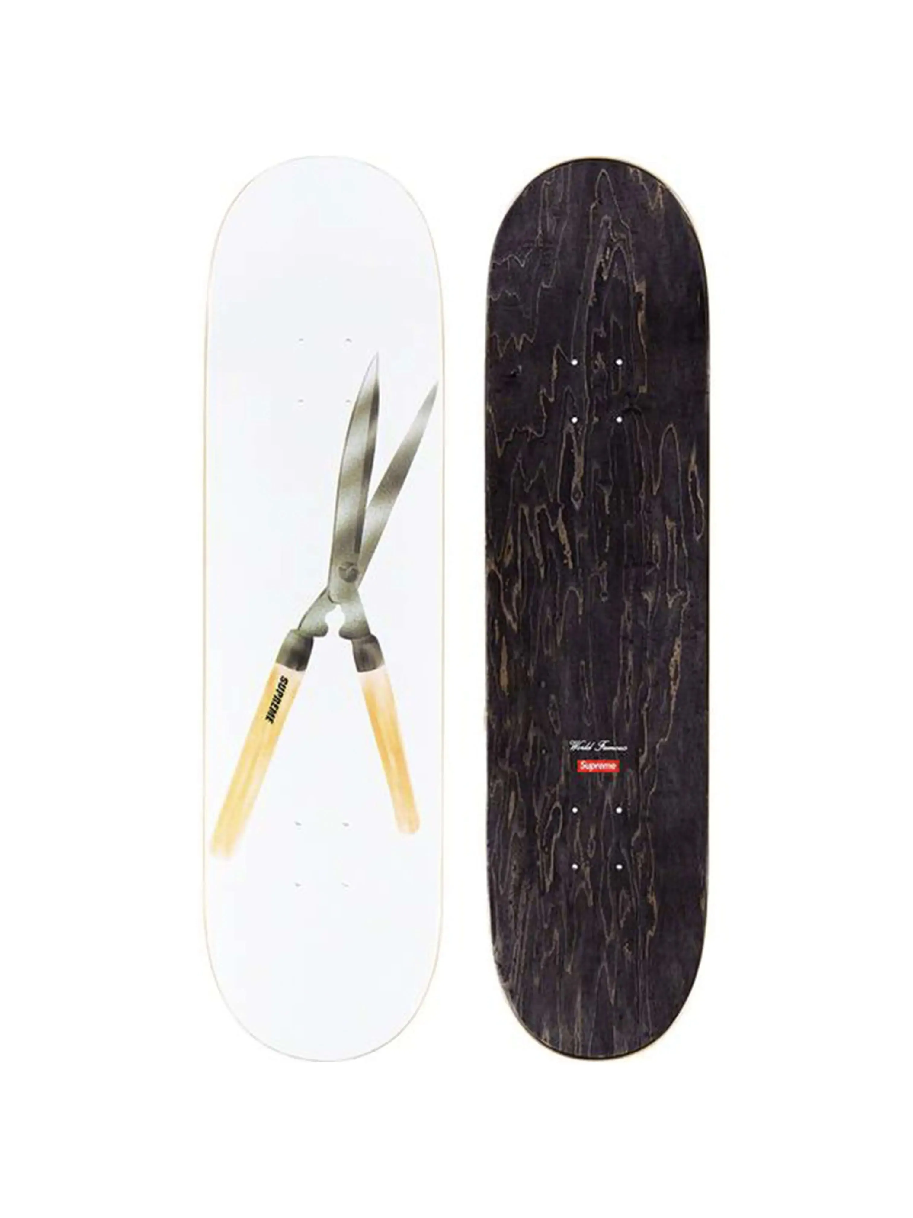 Supreme Shears Skateboard White 8.25"