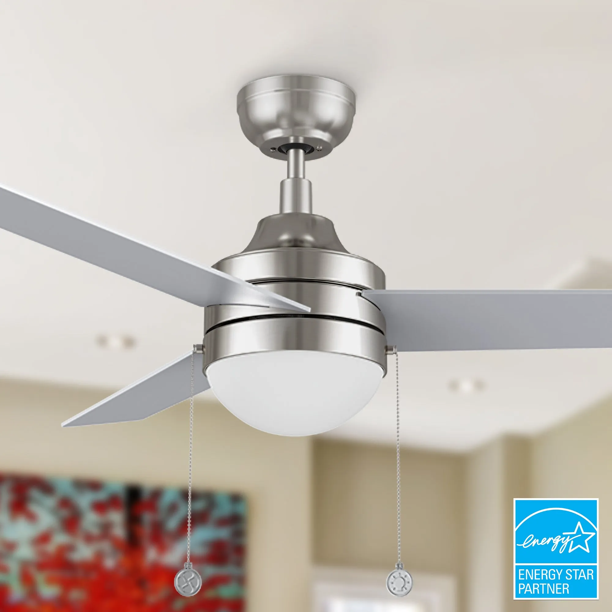 Terrassa 52 inch Ceiling Fan with LED Light and Pull Chain