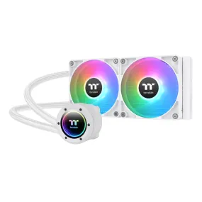 Th280 V2 Ultra Argb Sync Cpu Liquid Cooler Snow Edition/All-In-One Liquid Cooling System/Water Block 2.1In Lcd/Fan 140*2/Pwm 500~1800 Rpm/Mb Argb Sync Control/Lcd Software Control