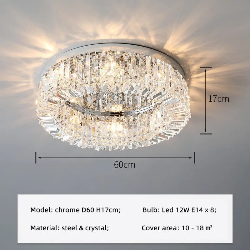 The La Rochelle | Post Modern Luxury Crystal Ceiling Light