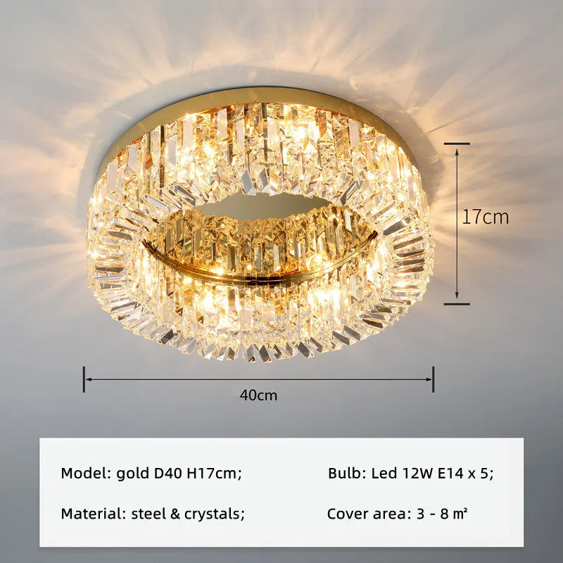 The La Rochelle | Post Modern Luxury Crystal Ceiling Light