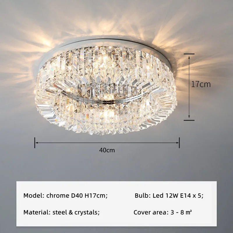 The La Rochelle | Post Modern Luxury Crystal Ceiling Light