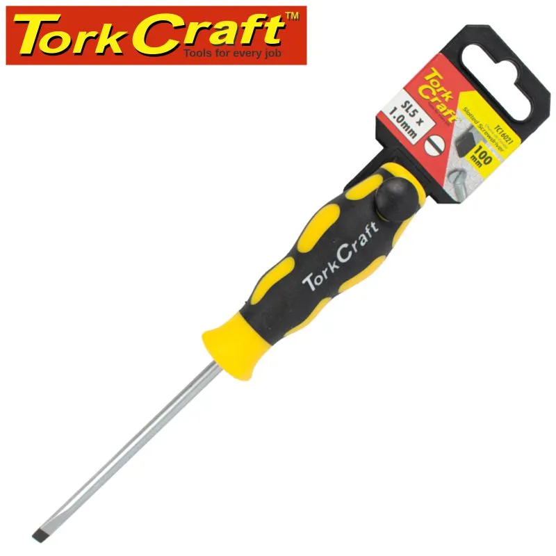 TORK CRAFT SCREWDRIVER SLOTTED 5 X 100MM TC16021