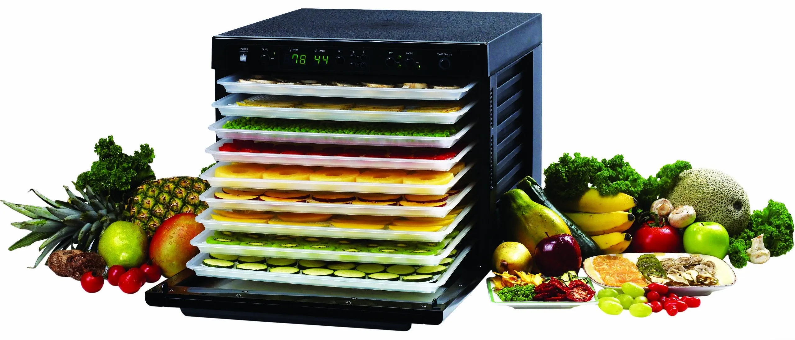 Tribest Sedona SD-P9000 Digitally Controlled Food Dehydrator Large - Black