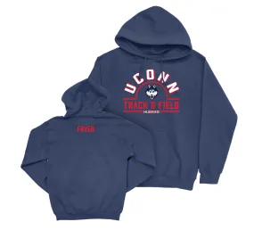 UConn Women's Track & Field Arch Navy Hoodie - Sinclaire Fryer