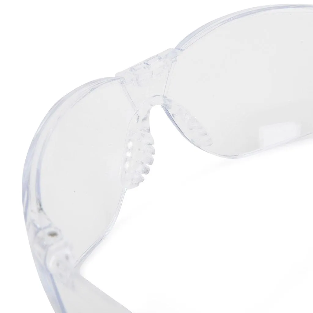 Univet 513 Lightweight Anti Scratch Safety Glasses Clear Lens