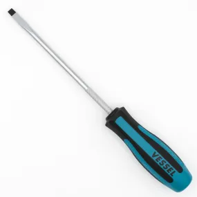 Vessel 900 S6 150 Slotted 6mm x 6" Blade (O.A.L. 10-1/4") Magnetic Megadora Flat Blade Screwdriver