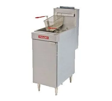 Vulcan LG400 Propane Fryer - (1) 50 lb Vat, Floor Model, LP | Denson CFE