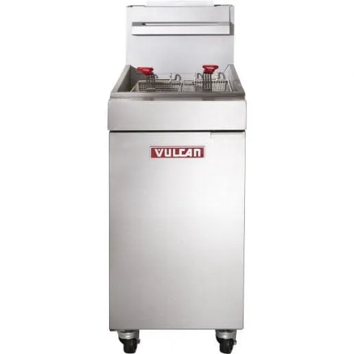 Vulcan LG400 Propane Fryer - (1) 50 lb Vat, Floor Model, LP | Denson CFE