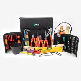 Wera 134025 2go E 1 73pce Electricians Tool Kit