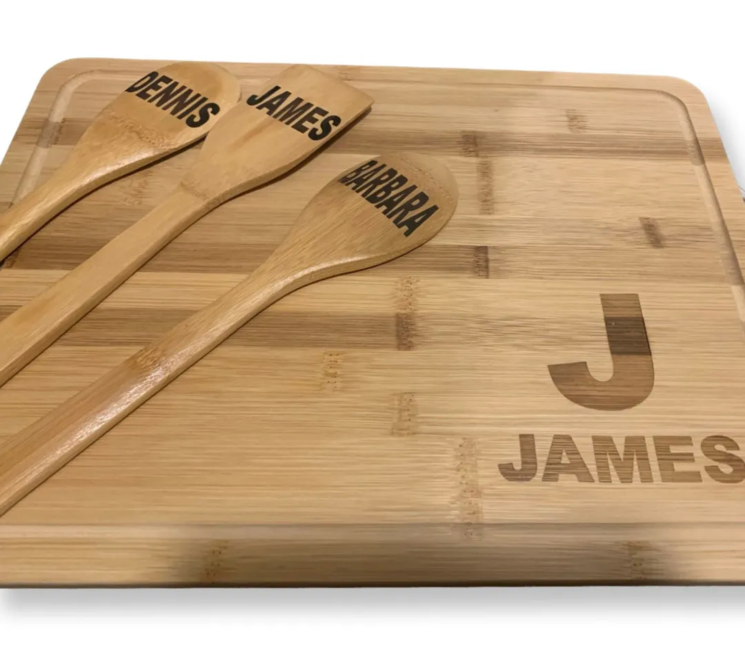 Wood  Custom Cutting Board with Handles